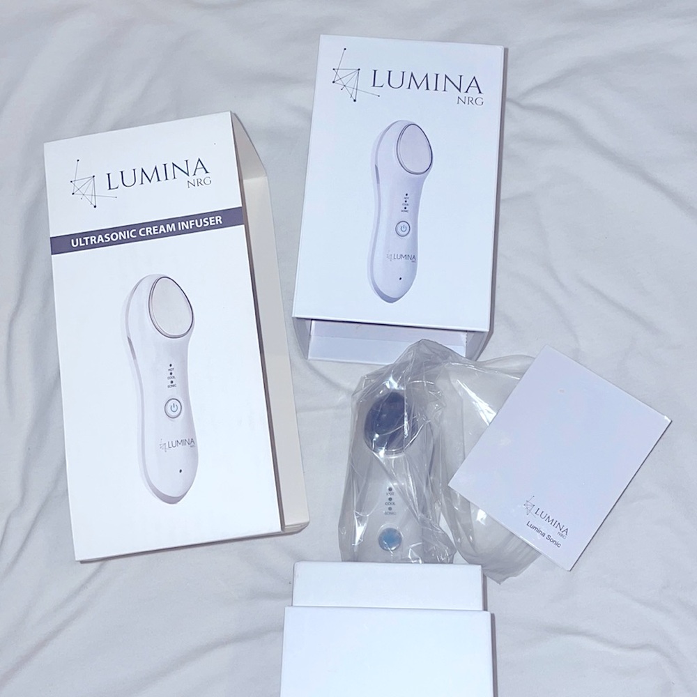 Lumina ultrasonic cream infuser